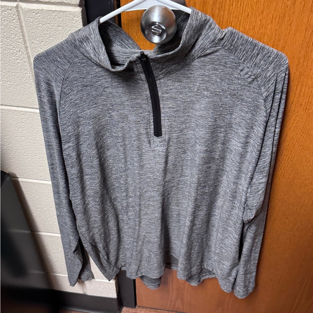 Grey Quarter Zip